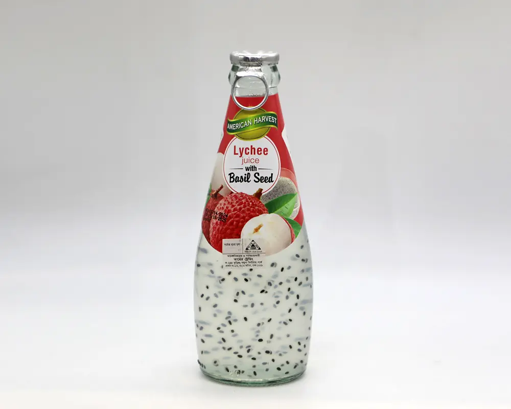 American Harvest Basil Seed + Lychee 290ml