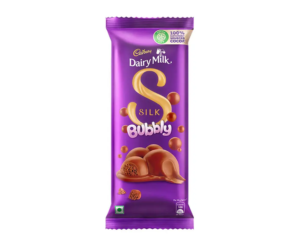 Cadbury Dairy Milk Silk Bubbly 120(±)8gm