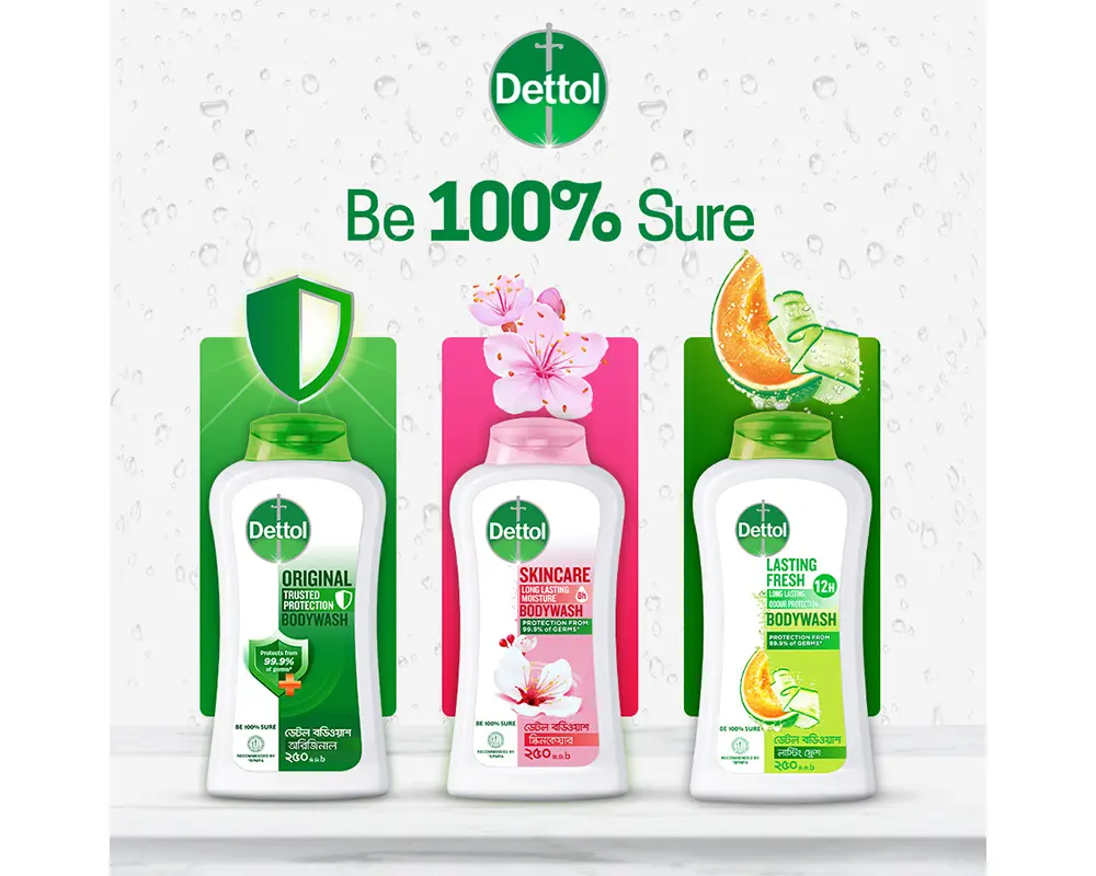 Dettol Lasting Fresh Body Wash