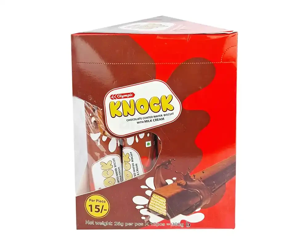 Olympic Knock Chocolate Wafer Biscuit 300gm