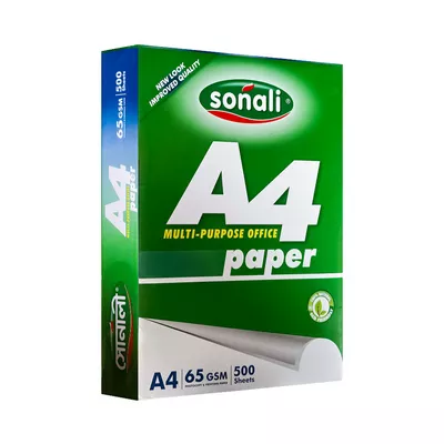 Sonali A4 Size Paper (65 GSM) 1 Rim
