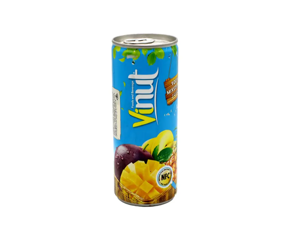 Vinut 100% Mixed Fruit Juice 230ml (Can) (Vietnam)